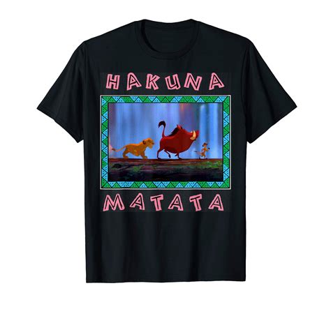 Buy Disneythe Lion King Hakuna Matata Simba Timon Pumba Jungle T Shirt