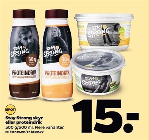 Stay Strong Skyr El Proteindrik Tilbud Hos Netto