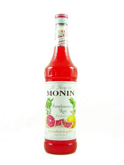 Sirop Monin Pamplem Rose Cl Boissons Du Monde