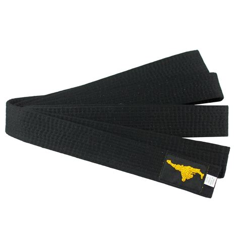 Пояс KHAN Deluxe Black Belt купить оптом пояса для тхэквандо в интернет ...