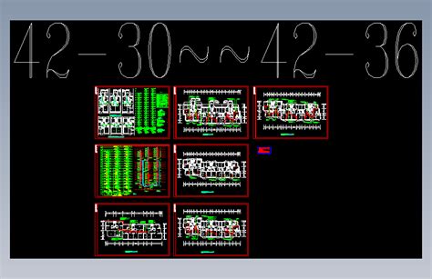 某高层住宅电气施工图autocad 2000模型图纸下载 懒石网