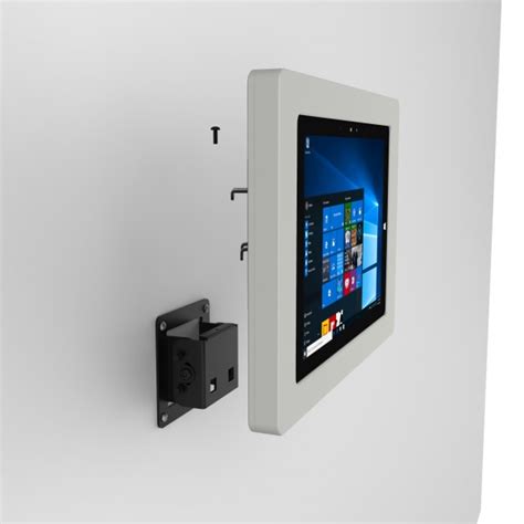 Vidamount Tilting Wall Microsoft Surface 3 Tablet Mount Light Grey