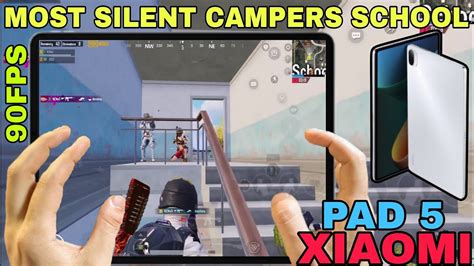 Xiaomi Pad 5 Pubg Test🔥most Silent Campers School🥵eriangle 90fps Pubg