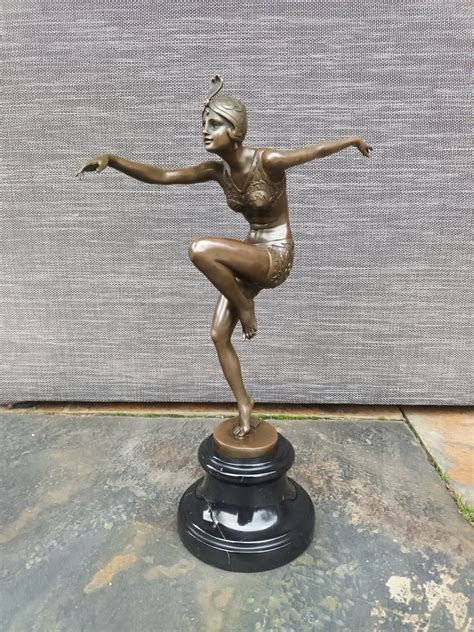 Naar Ferdinand Preiss 1882 1943 Figurine Danseres In Art Deco