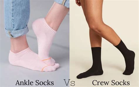 Ankle Socks Vs Crew Socks Differences Which Is Better