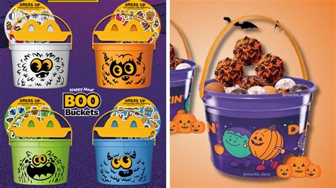 Halloween Buckets Have Hit Mcdonalds And Dunkin