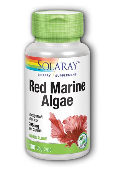 Red Marine Algae Solaray Nihon Webshop