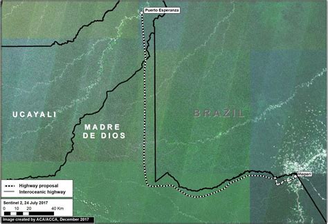 MAAP #76: Proposed Road Would Cross Primary Forest Along Peru-Brazil ...