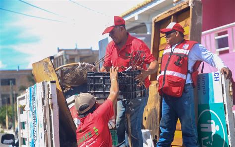 Contin A Jornada De Descacharrizaci N En Isla Mujeres Canc N M O