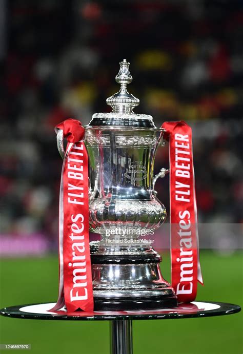 Fa Cup Trophy Before The Fa Cup Fourth Round Replay Match Between News Photo Getty Images