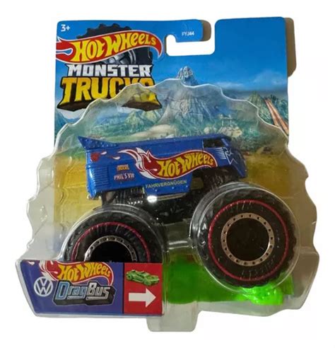 Hot Wheels Monster Truck Vw Drag Bus Treasure Hunt Parcelamento Sem Juros