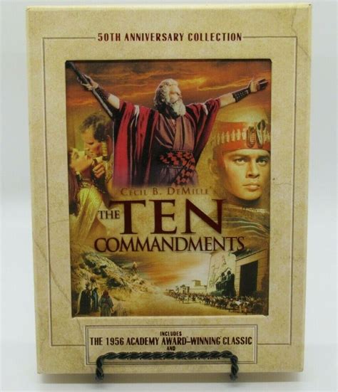 THE TEN COMMANDMENTS 50TH ANNIVERSARY COLLECTION 3 DISC DVD SET 1923