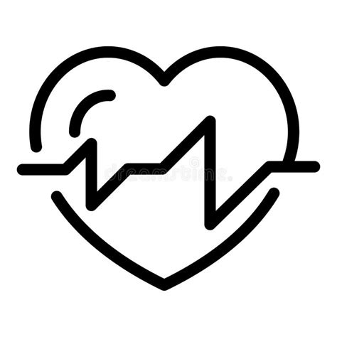 Healthy Heartbeat Vector Illustration Stock Vector Illustration Of