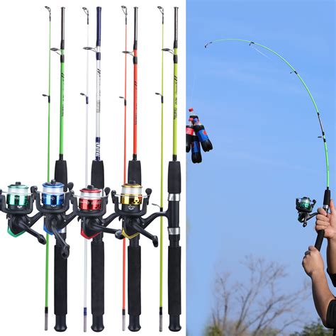 Sougayilang 2 Piece Spinning Fishing Rod and Reel Spinning Combo with ...