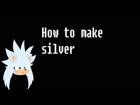 How To Make Silver The Hedgehog In Gacha Club Como Hacer A Silver