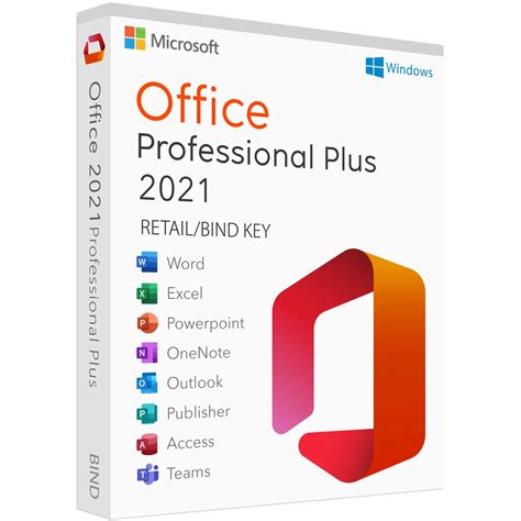 Buy Microsoft Office 2021 Professional Plus Bind Retail Key