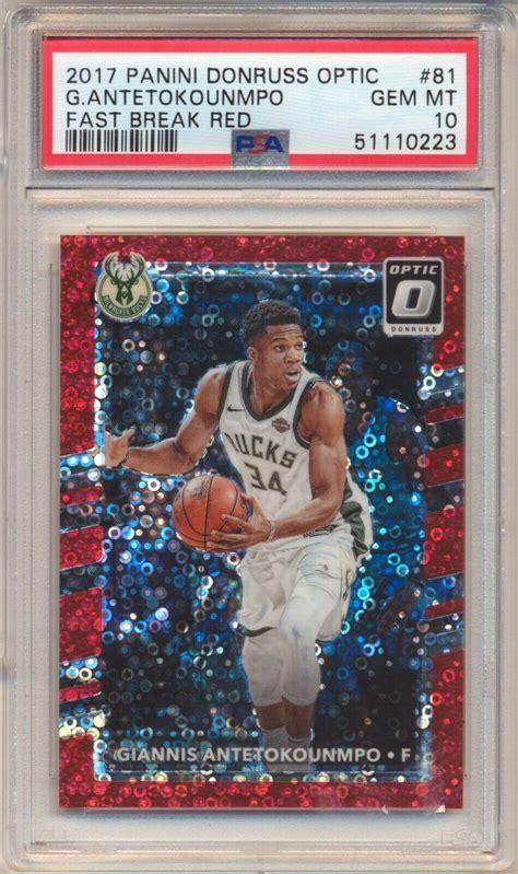 Giannis Antetokounmpo Optic Fast Break Red Psa Price