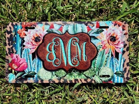 Personalized Front License Plate Monogram Custom License - Etsy ...