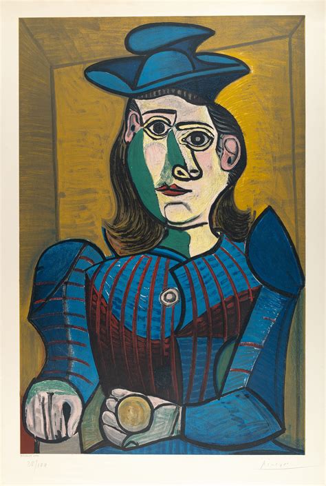 Picasso Femme Assise Dora Maar Karl Faber