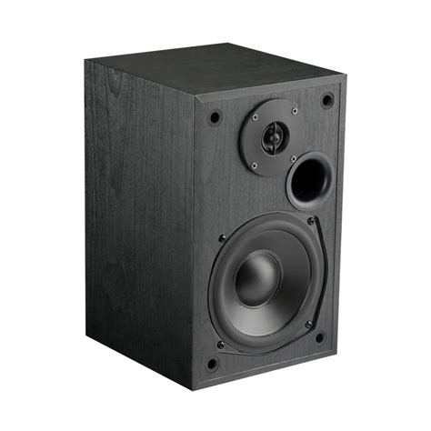 MTX - Monitor Series 5-1/4" 200W 2-way Bookshelf Speakers (Pair) - Black ash - MTX Audio