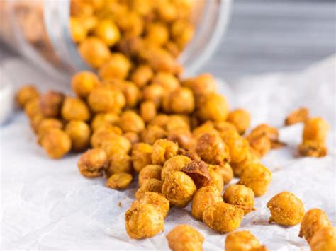 Indian Spiced Roasted Chickpeas Recipe And Nutrition Eat This Much