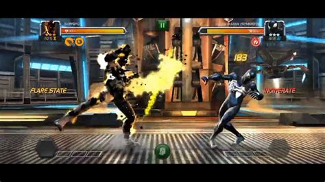 Sunspot Vs Spider Man Symbiote Marvel Contest Of Champions Youtube