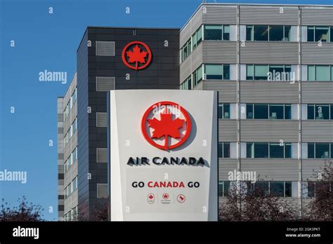 Montreal, QC, Canada - September 4, 2021: Air Canada headquarters in ...