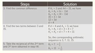 Harmonic sequence | PPT