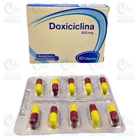 Doxiciclina 100 mg Cápsula Caja x 10 Coaspharma