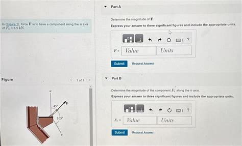 Solved In Figure Force F Is To Have A Component Along Chegg