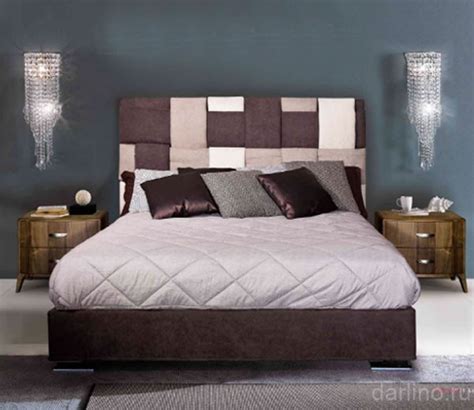 Кровать с мягким плетеным изголовьем и контейнером Elegance - купить за ...