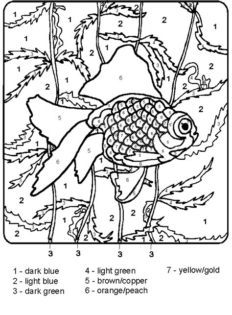 Free Printable Color by Number Coloring Pages - Best Coloring Pages For ...