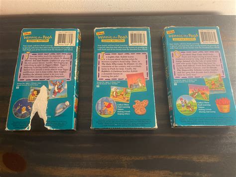 Mavin Disney Winnie The Pooh Vhs Learning Helping Growing Friends The