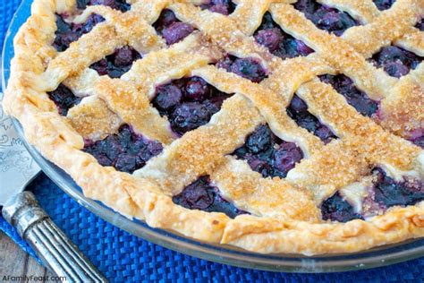 Fresh Blueberry Pie - A Family Feast®