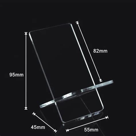 Pcs Clear Acrylic Mobile Cell Phone Display Stand Holder Racks