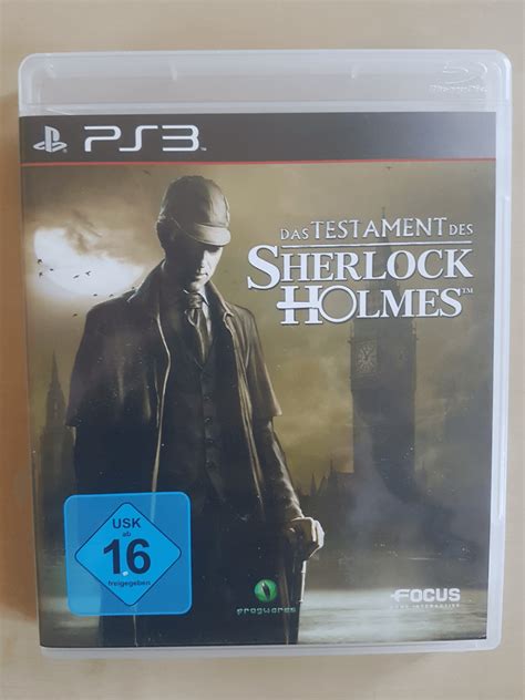 Buy Das Testament Des Sherlock Holmes For PS3 Retroplace