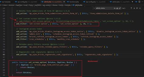 Solved Wp List Table Error On Wpengine Bugs Bricks Community Forum