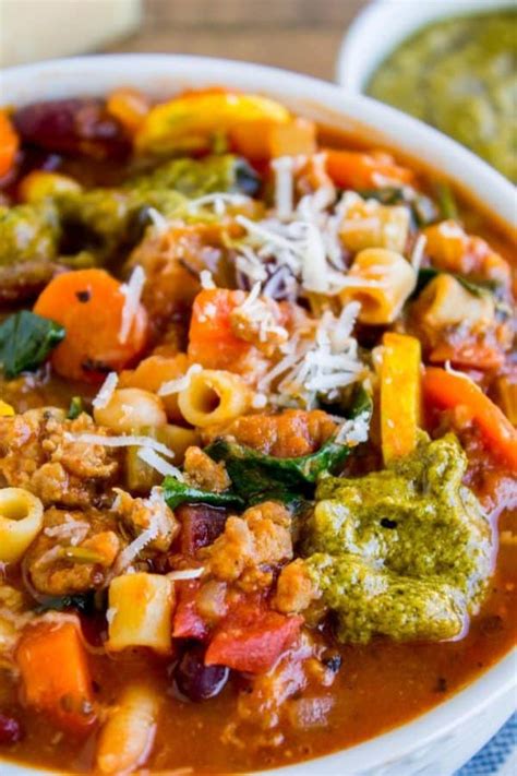 Italian Sausage Minestrone Soup The Food Charlatan