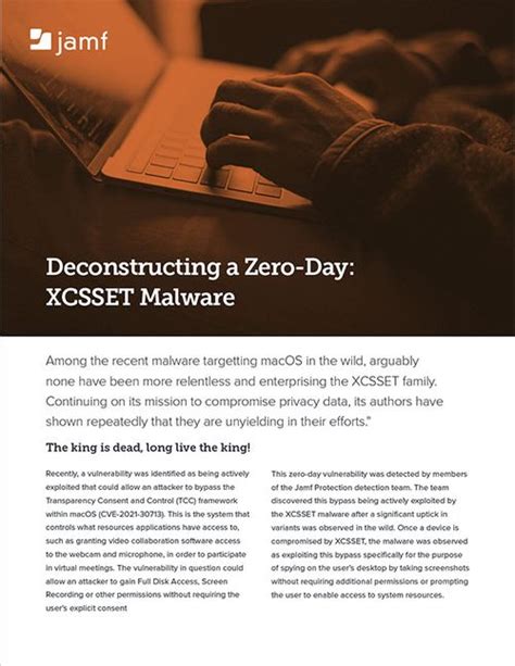 Deconstructing A Zero Day Xcsset Malware