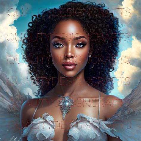 Beautiful Angel Black Girl Magic Melanin Black Woman Png Afro Fashion