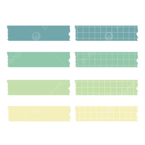 Color Simple Tape Paper Color Tape Combination Png Transparent