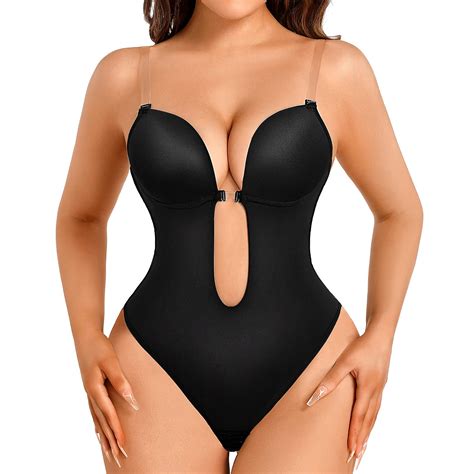 Lilvigor Women Shapewear Backless Body Bra Shaper Womens Plus Size