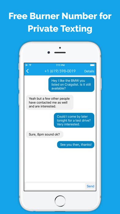 Private Texting By Anonymous Free Burner Phone App