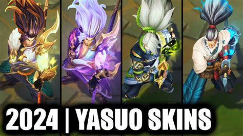 All Yasuo Skins Spotlight Foreseen Yasuo Newest Skin League Of