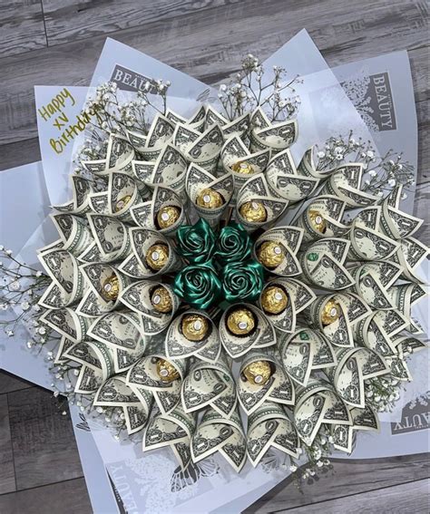 Money Bouquet Money Bouquet Creative Money Gifts Flower Gift Ideas