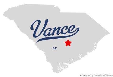 Map Of Vance Sc South Carolina