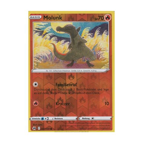 Molunk Reverse Holo Zenit Der K Nige Pokemon Karte Kaufen