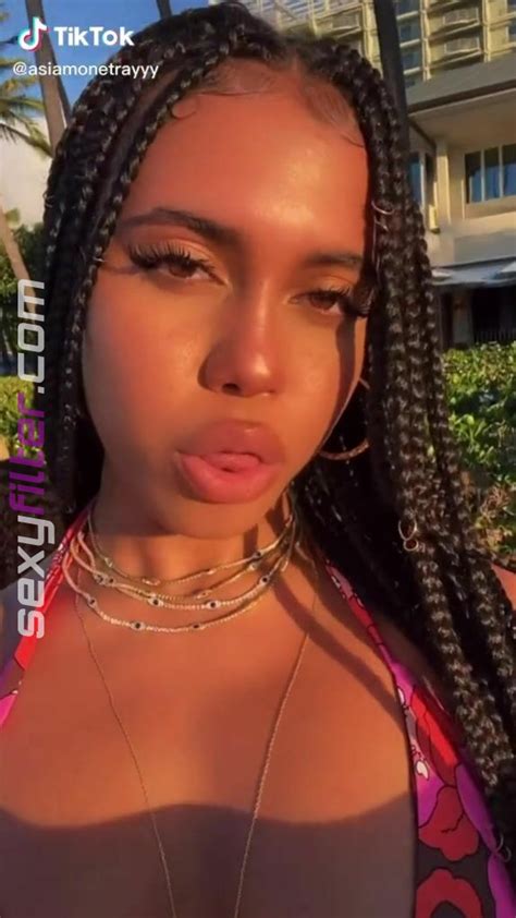 Sexy Asia Monet Ray Shows Cleavage In Bikini Top Sexyfilter