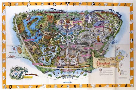 My favorite park map : Disneyland