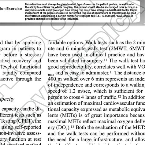 -Preoperative exercise. | Download Scientific Diagram